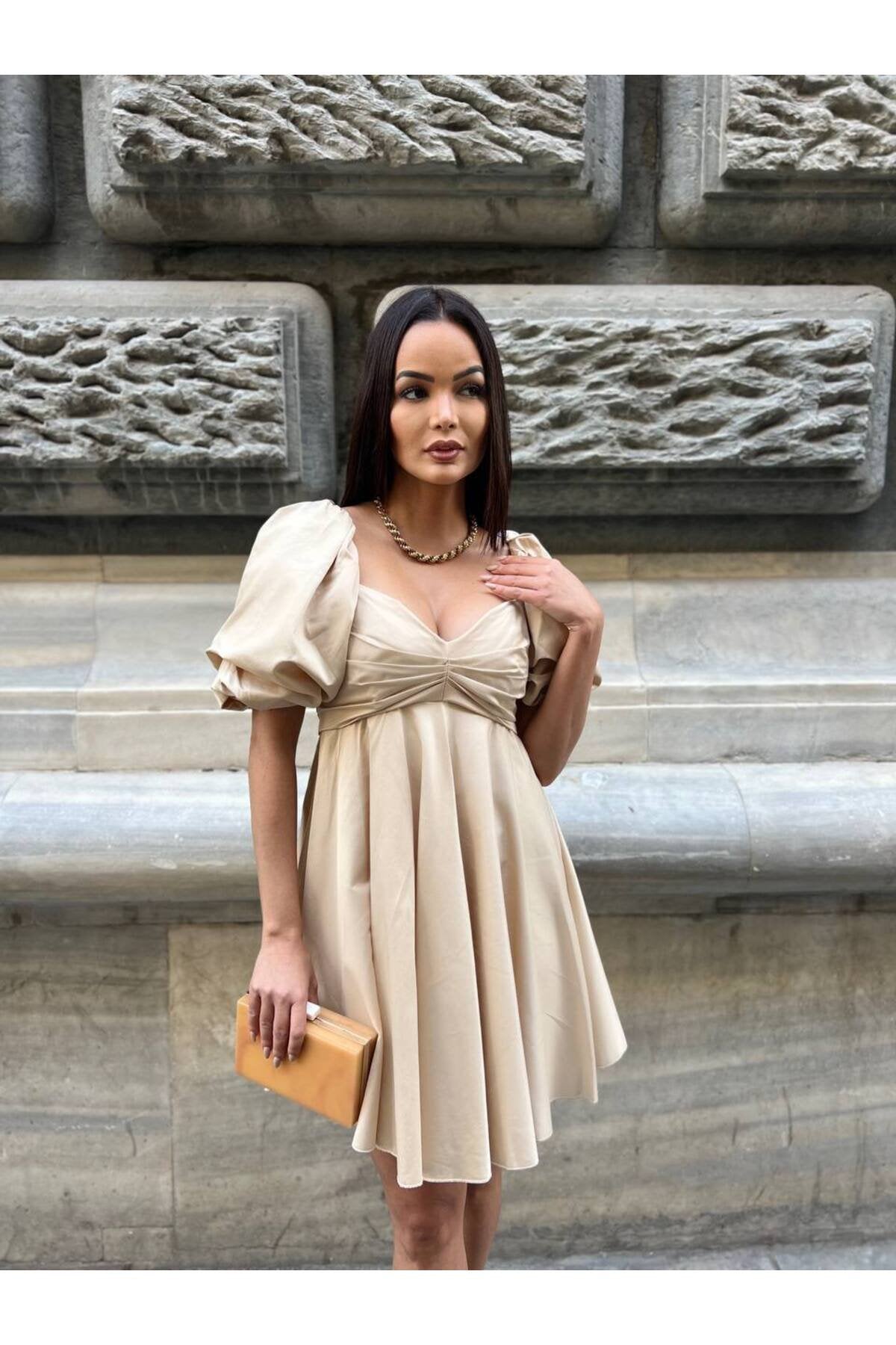 Kadın Yazlık Kloş Günlük Elbise