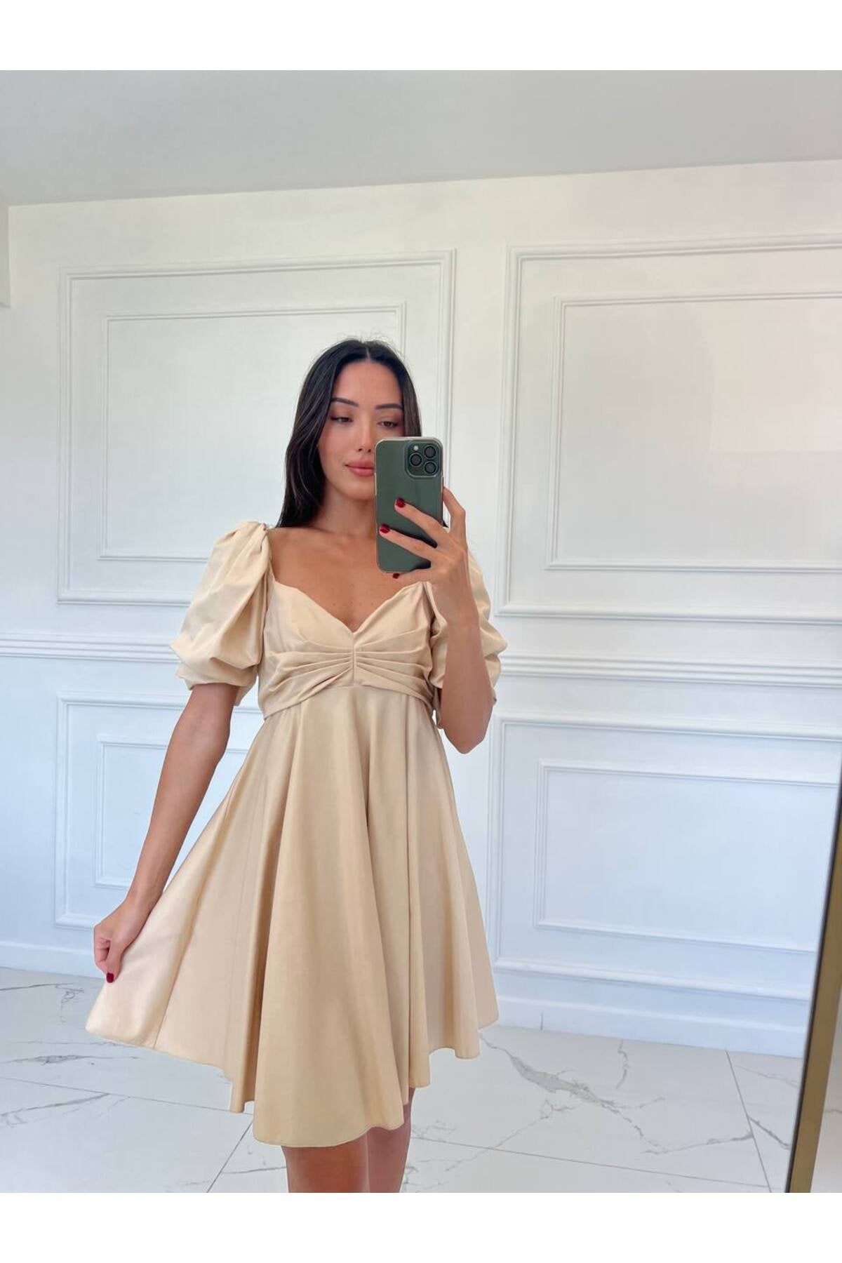 Kadın Yazlık Kloş Günlük Elbise