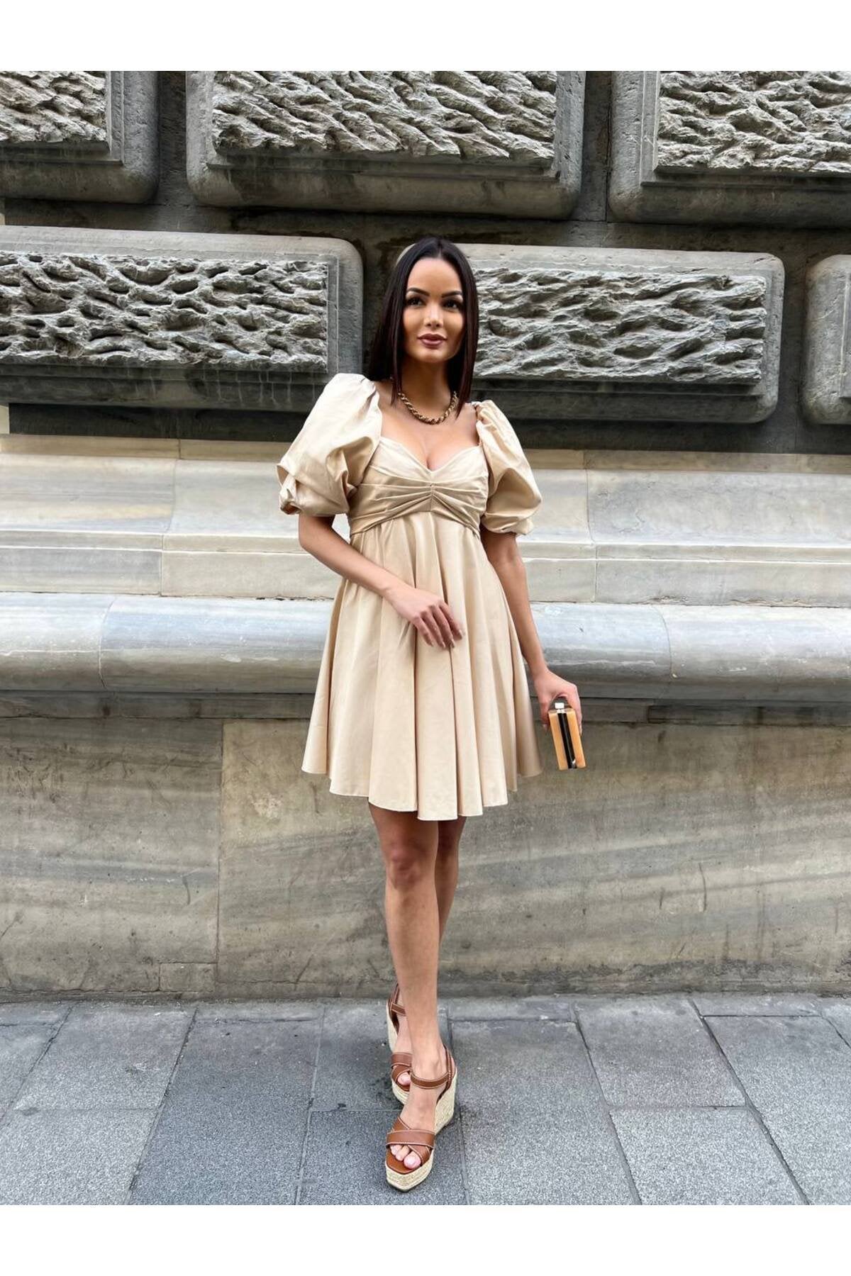 Kadın Yazlık Kloş Günlük Elbise