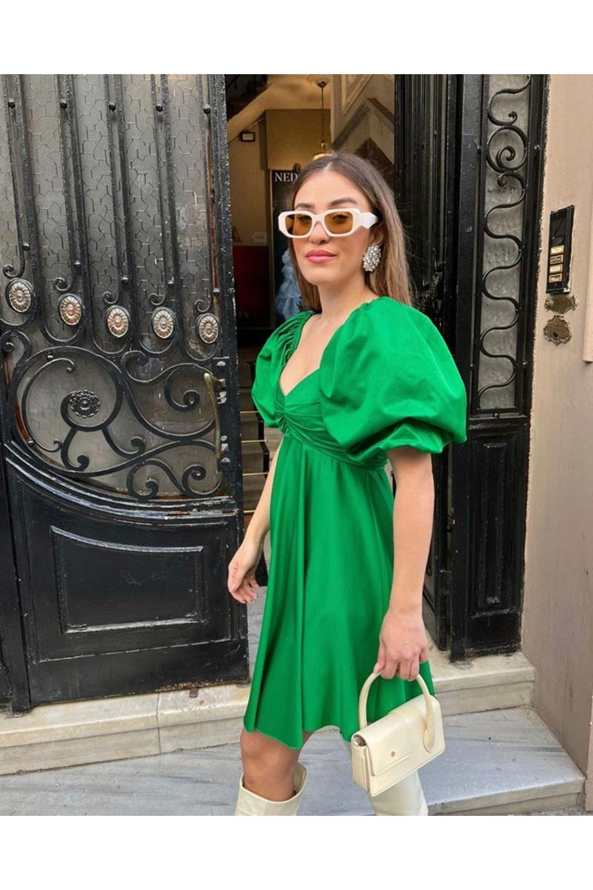 Kadın Yazlık Kloş Günlük Elbise